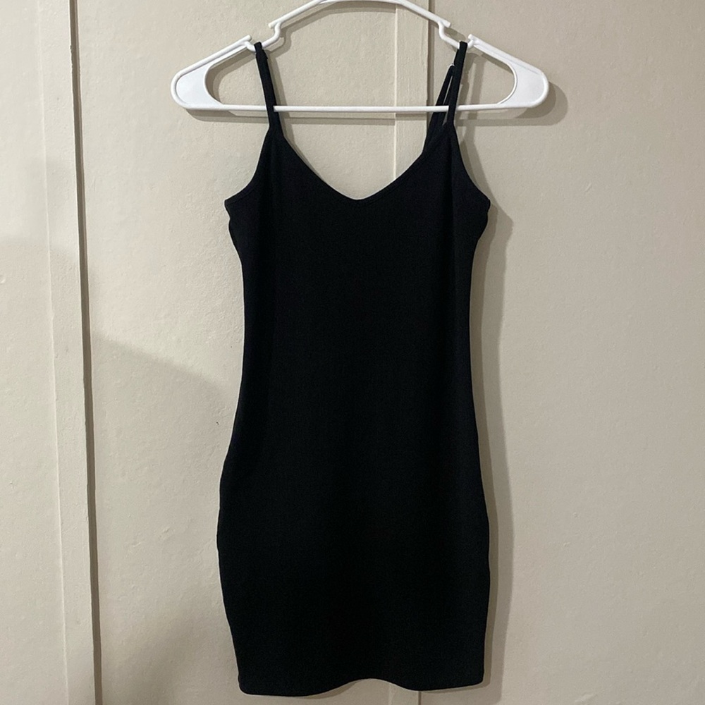 Forever 21 Black Bodycon Dress, Size Small
